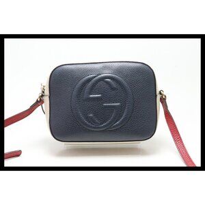 GUCCI Soho Disco Fringe Leather Shoulder Bag